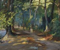 John Lavery El camino por el río Maidenhead 1919