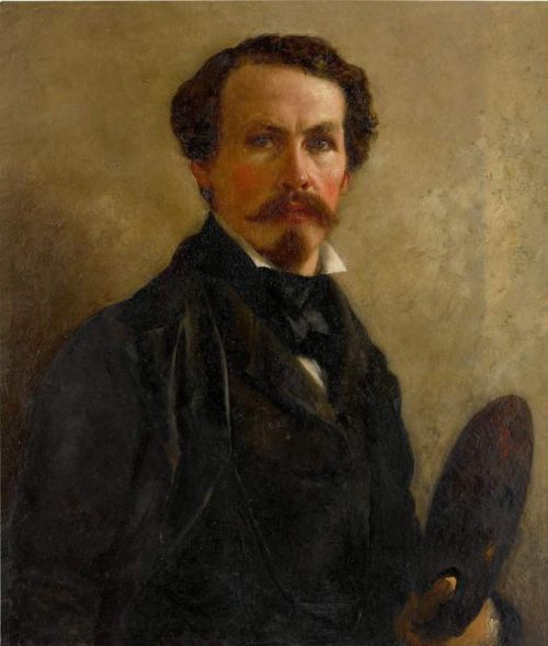 Johnson Eastman Self Portrait 1853 canvas print