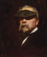 Johnson Eastman Self Portrait Ca. 1885 canvas print