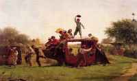 لوحة جونسون إيستمان ذا أولد ستاج كوتش 1871