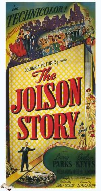Jolson Story 1946 Movie Poster stampa su tela