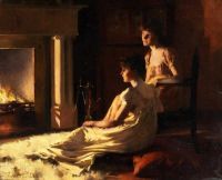 Jones Francis Coates By The Fireside