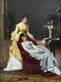 Jonghe Gustave Leonhard De Sweet Dreams canvas print