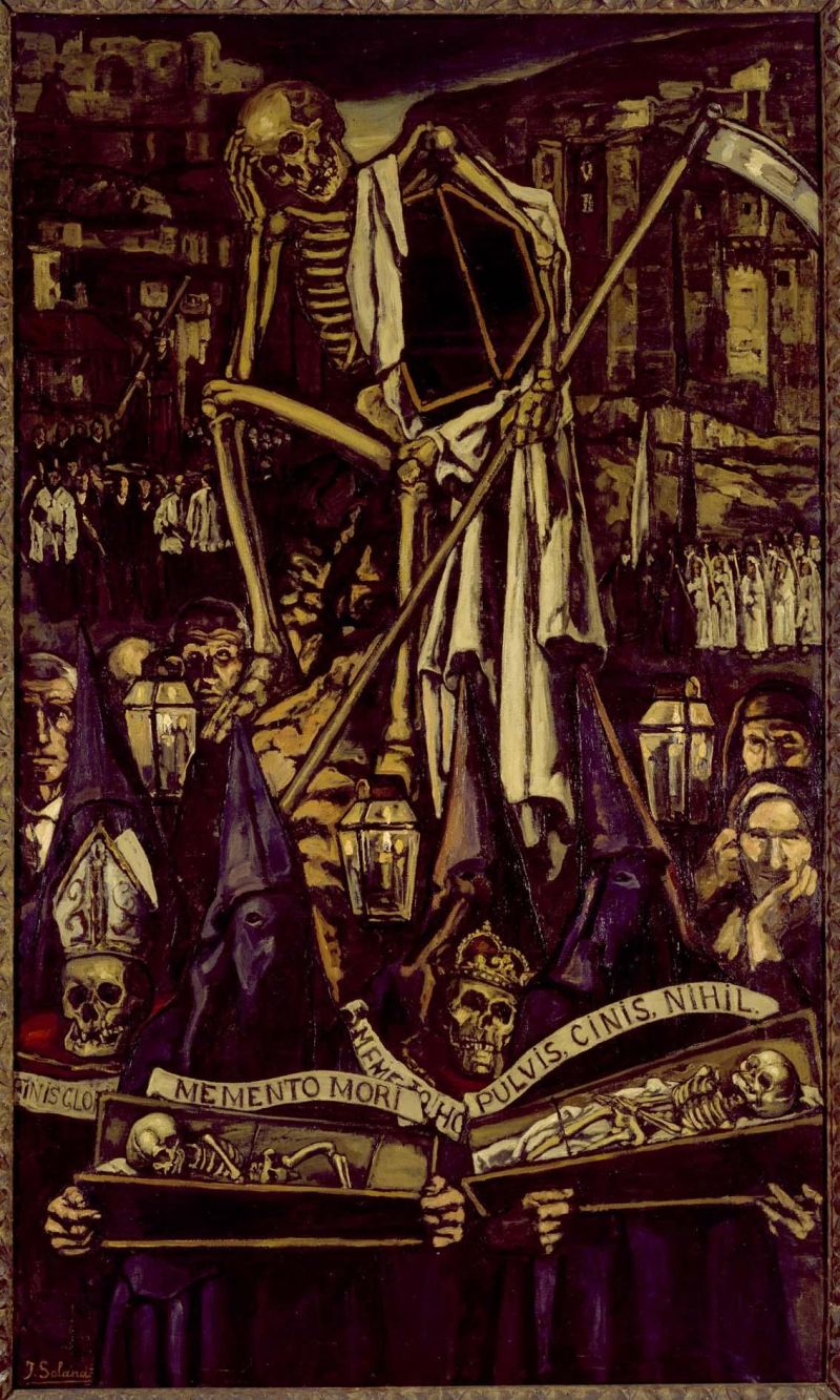 Jose Solana - Procesion De La Muerte - Procession Of Death canvas print
