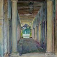جوزيف ليندون سميث مدخل Arcade Of Palazzi Barbaro Venice 1892
