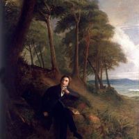جوزيف سيفيرن كيتس يستمع لعندليب في هامبستيد هيث 1845