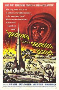 Stampa su tela Journey To The Seventh Planet Movie Poster