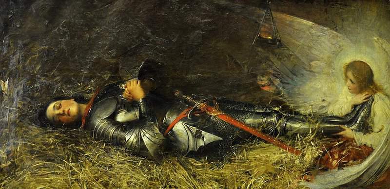 Joy George William Joan Of Arc On Her Way To Reims canvas print