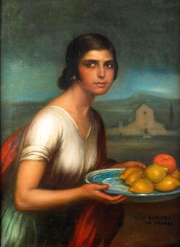 Julio Romero De Torres Camino De Las Bodas canvas print