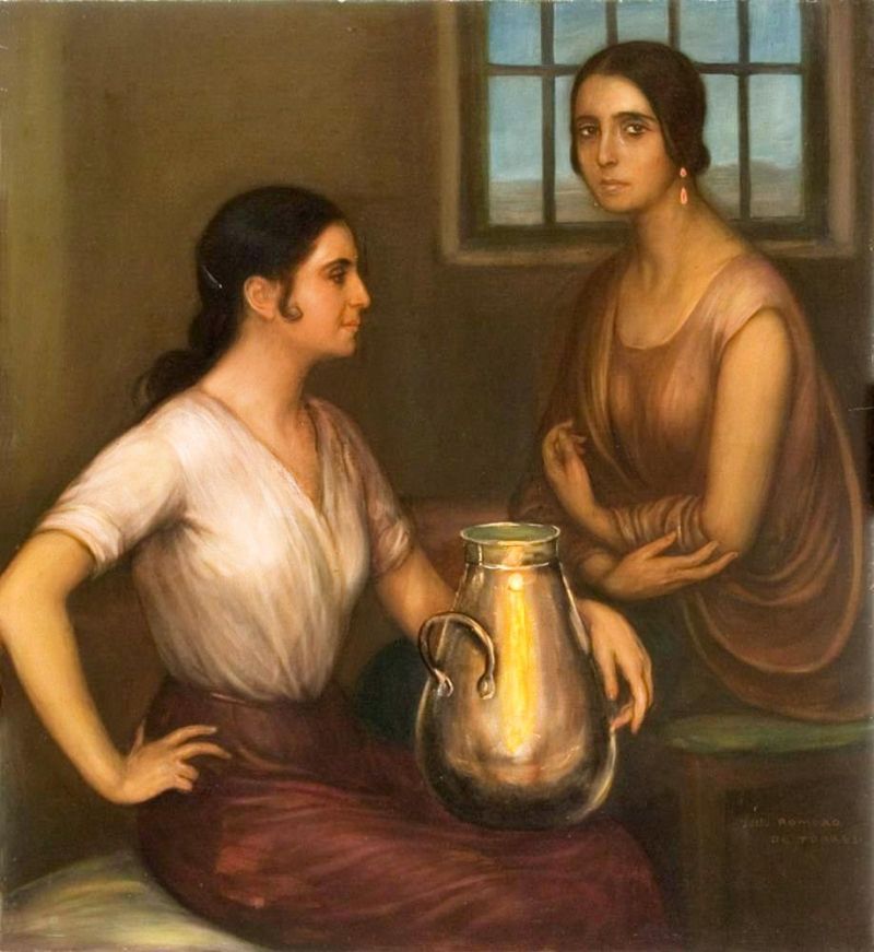 Julio Romero De Torres Cordobesas canvas print