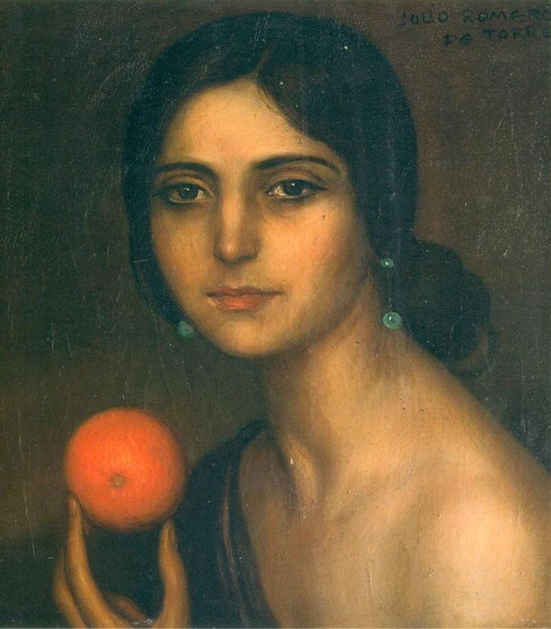 Julio Romero De Torres Gitana De La Naranja canvas print