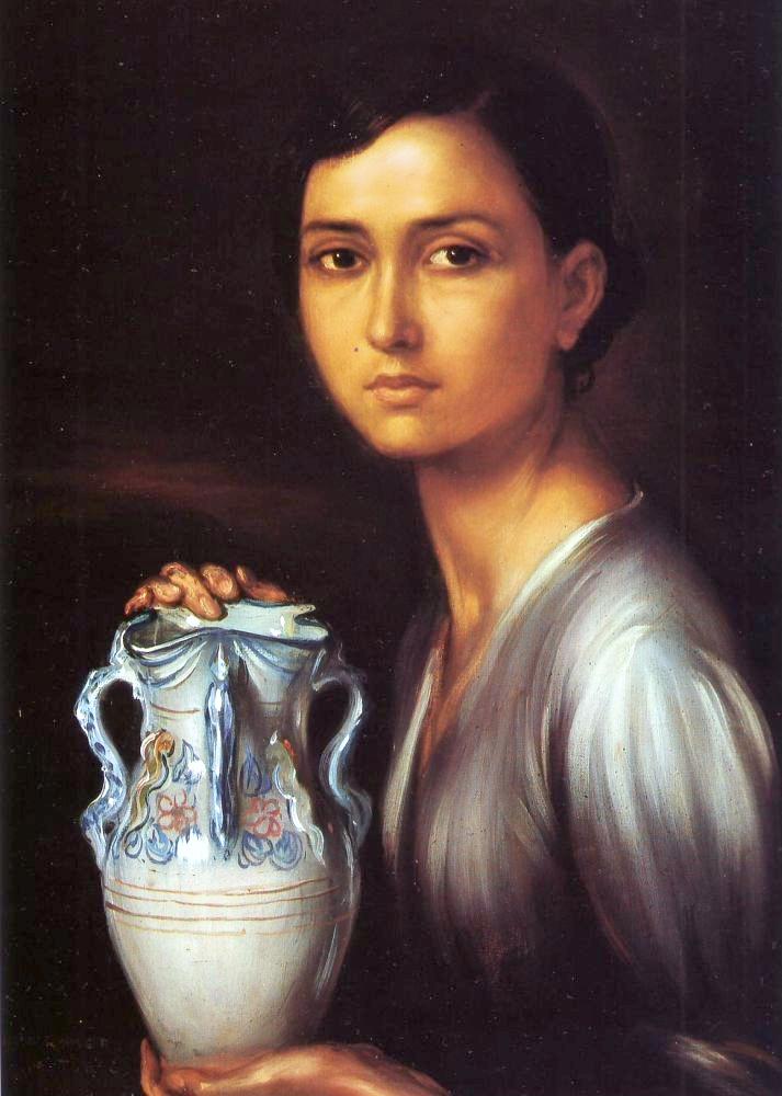 Julio Romero De Torres La Nin A De La Jarra canvas print