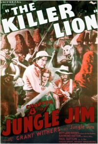 Poster del film Jungle Jim 1936 stampa su tela