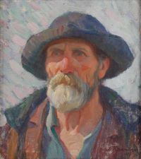 Kamke Ivar Portrait Of A Fisherman canvas print