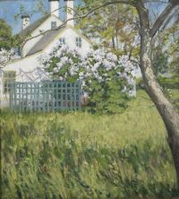 Kate Freeman Clark Weißes Haus Long Island Ca. 1905