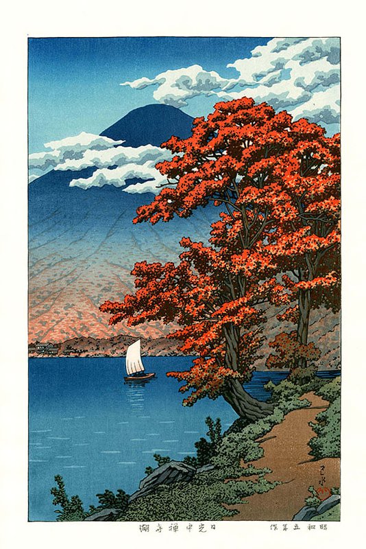 Kawase Hasui Lake Chuzenji In Nikko National Park Tochigi Prefecture - 1930 canvas print