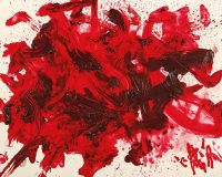 Kazuo Shiraga Enjihen Crimson Red 2004