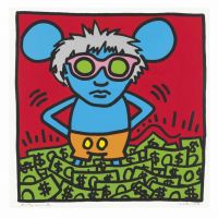 Keith Haring Andy Mouse Dollars