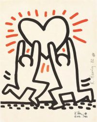 Keith Haring Bayer Suite 1 1982 Leinwanddruck