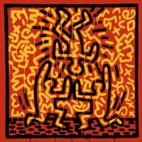 Keith Haring Celebration Leinwanddruck