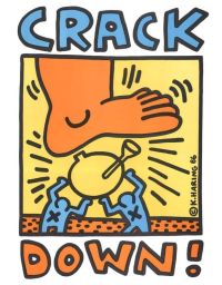 Cuadro Keith Haring Crack Down