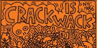 Keith Haring Crack ist Wack Leinwanddruck