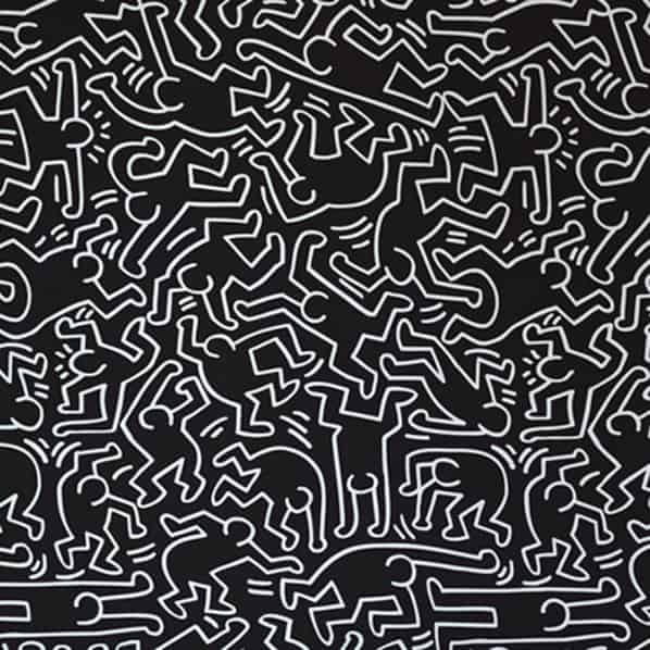 Keith Haring Dancers canvas print