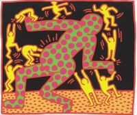 Impresión en lienzo Keith Haring Fertilidad 3