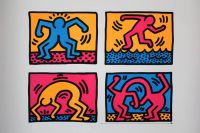 Keith Haring Pop Shop Quad 2 Leinwanddruck