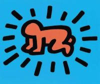 Keith Haring Strahlendes Baby 1990