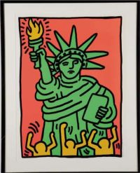 Keith Haring Statue Of Liberty