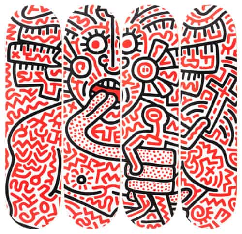 Keith Haring The Skateroom canvas print