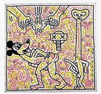 Keith Haring Ohne Titel 1983 Leinwanddruck