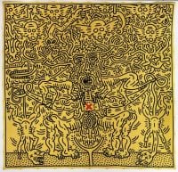 Cuadro Keith Haring Sin título 1985