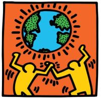 Cuadro Keith Haring Sin título 1985 Mundo