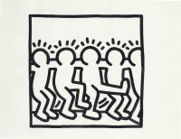 Keith Haring Ohne Titel 1988 Leinwanddruck