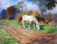 Kemp Welch Lucy Gypsy Horses 1933 35 canvas print