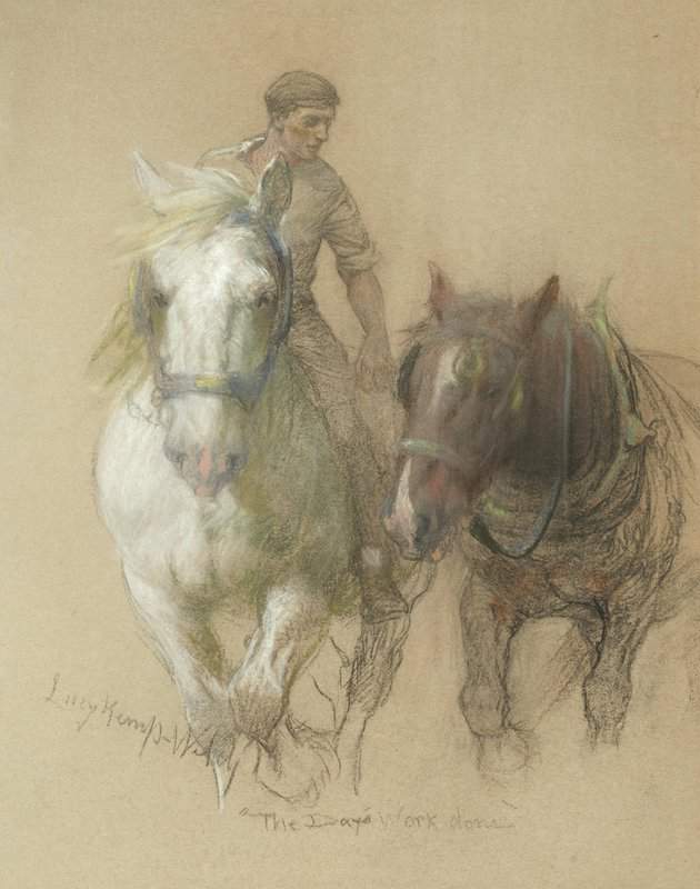 Kemp Welch Lucy The Day S Work Done 1910 canvas print