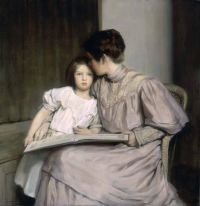 Kendall William Sergeant An Interlude 1907 canvas print