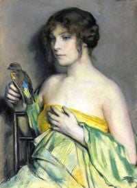 Kendall William Sergeant Woman With Parrot