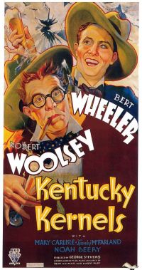 Stampa su tela del poster del film Kentucky Kernels 1934