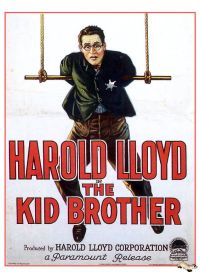 Stampa su tela del poster del film Kid Brother 1927