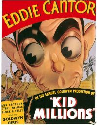 Stampa su tela del poster del film Kid Millions 1934