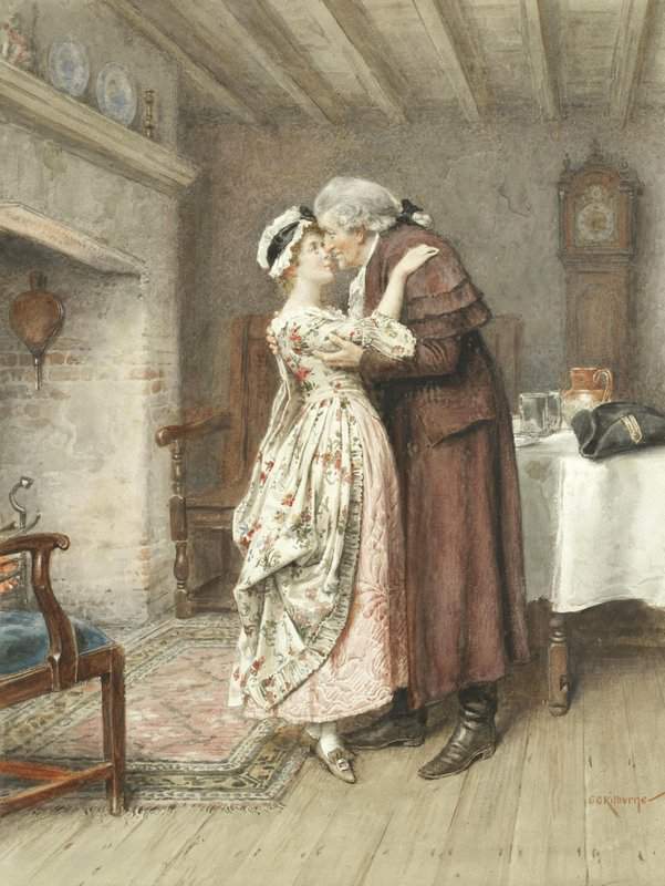 Kilburne George Goodwin Father S Return canvas print