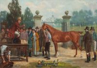 Kilburne George Goodwin The Pick Of The Sale 1900 canvas print
