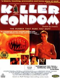 Poster del film Killer Condom stampa su tela