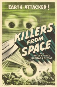 Stampa su tela del poster del film Killers From Space