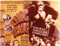 Stampa su tela di King Kong 1933 2 poster del film