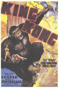 Stampa su tela di King Kong 1933 3 poster del film