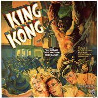 Stampa su tela del poster del film King Kong 1933v3